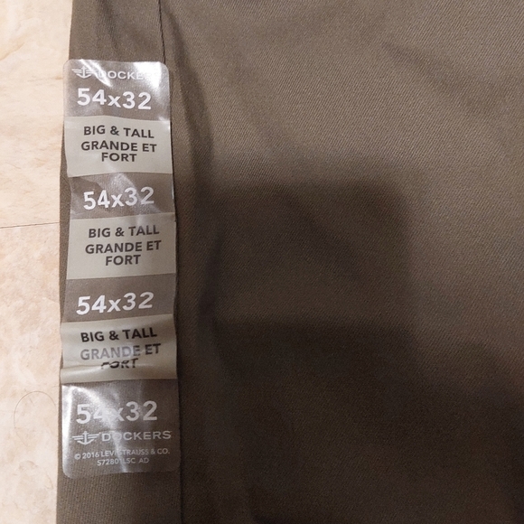 Dockers big&tall classic fit pants nwt size  W54 L32 - Picture 8 of 8